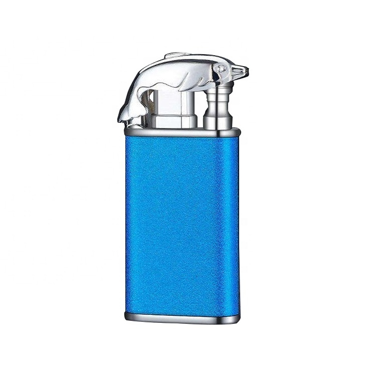 Hot sale Windproof Refillable Adjustable Butane Torch Double jet flame gas Lighter