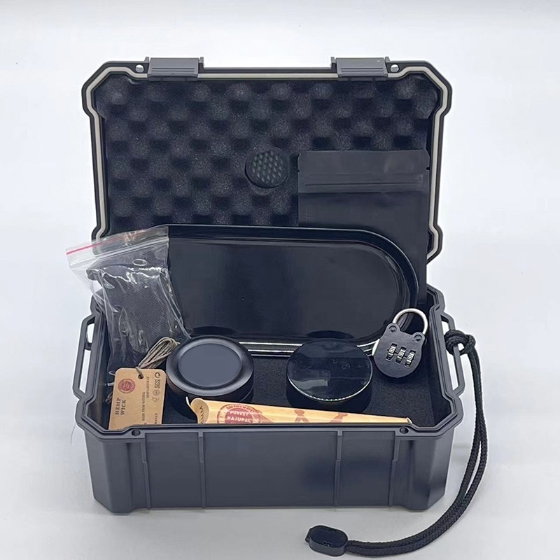 Wholesale Smoking Accessories Stash Box  Waterproof Smell proof Storage Case Stash Jar Box for smoking grinder kit