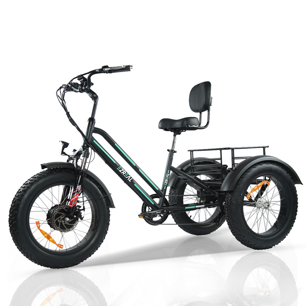 EZREAL OEM Electric Tricycles for Sale/good Trike Three Wheel Electric Tricycle for Adults 3 Wheel Electric Scooter 48V Cargo