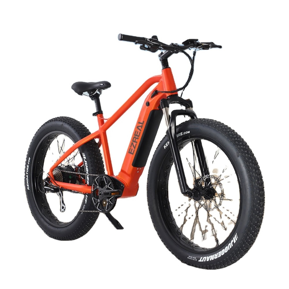 EZREAL 26 inch bafang 500w fat tire e mtb 8 speed bicicleta electrica snow bike beach cruiser