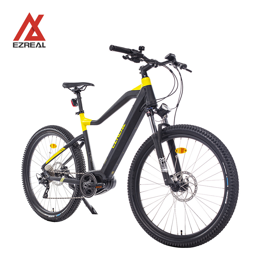 EZREAL EU warehouse 27.5 inch MT05 mid drive electric mountain bike 10 speed high end emtb electric eco bike Chinese ebike ekits