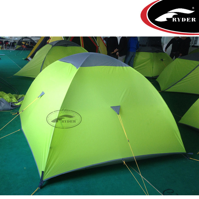 Hiking Elegant Aluminium Pole Frame Two Person Picnic Seam Taped Dome Tent for Outdoor Sports Self Standing Watershed 2000mm