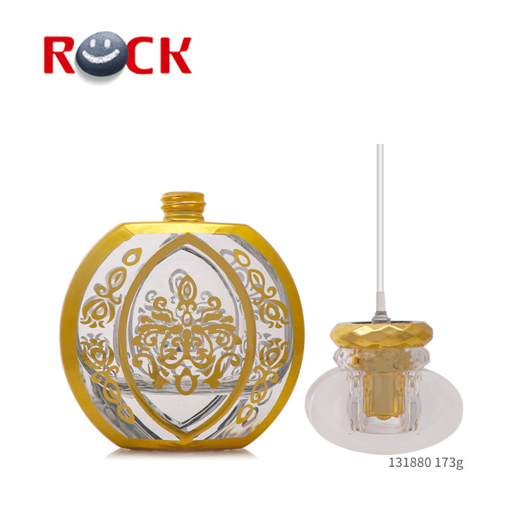 50ml travelling gold arabic perfume glass bottles for man