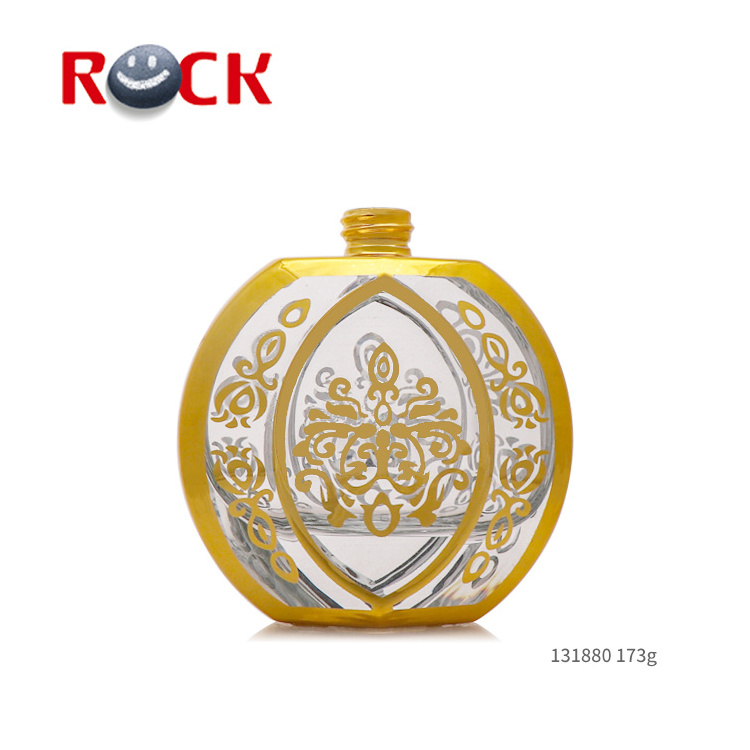 50ml travelling gold arabic perfume glass bottles for man