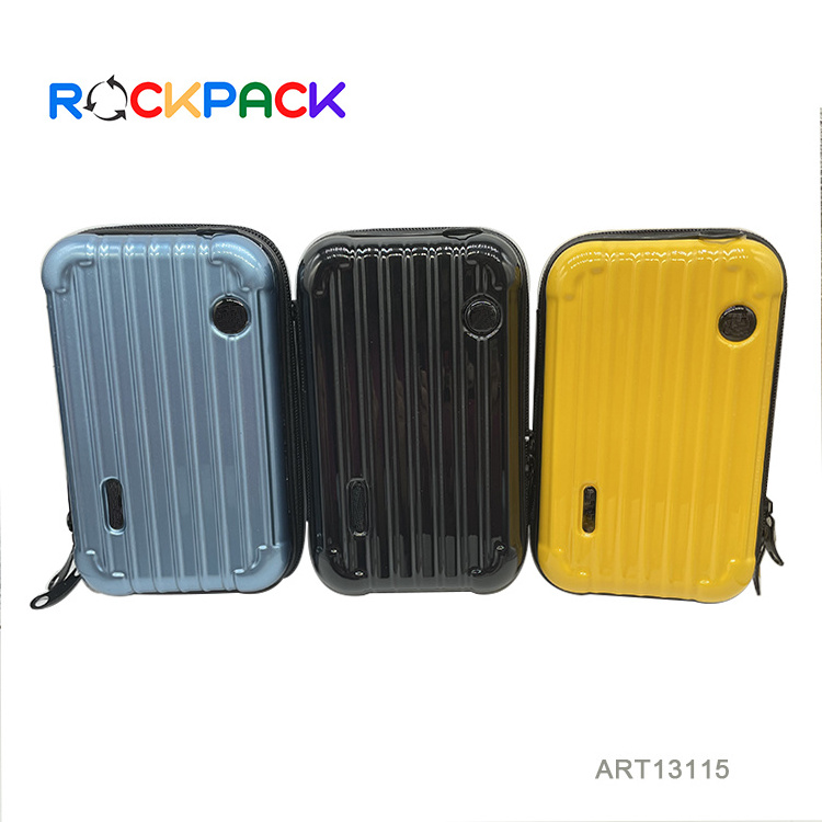 Mini Suitcase Shape Crossbody Mobile Phone Bag Small Pvc One Shoulder Cross-Body Cosmetics Bags