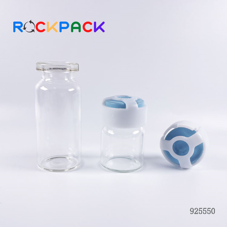 3ml 5ml 10ml 20ml Wholesale pharmaceutical vial for injection with rubber stopper and flip cap