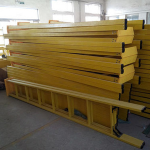 A type FRP Fiberglass Insulating Ladder Insulation  2m 3m 4m 5m for power electrician China ROCKPRO factory