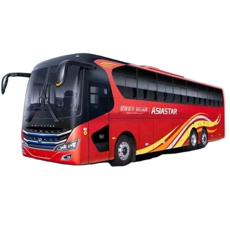 Cheap price of Asiastar 12m Double Axle Luxury Tour Passenger Coach Bus for Sale