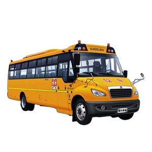 Manufacture Student Shuttle Bus Yellow School Bus 19 Seats Diesel 68HP All Vehicle Safety Belt