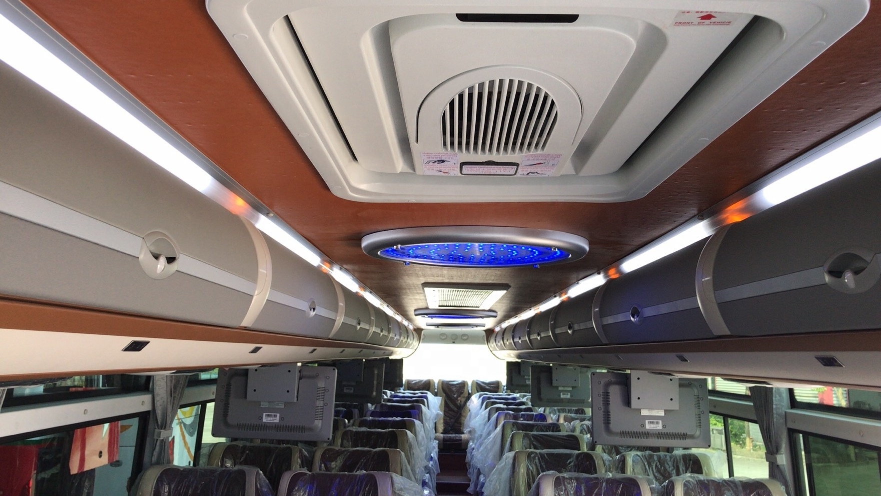 12m 50seats 65 seats RHD double axle front engine coach bus for sale