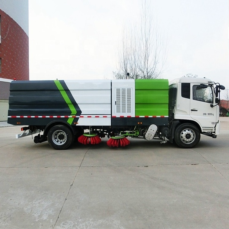 China manufacture price high quality city street road cleaning sweeper truck vehicle for sale