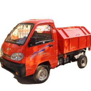 small size garbage truck mini  red garbage truck