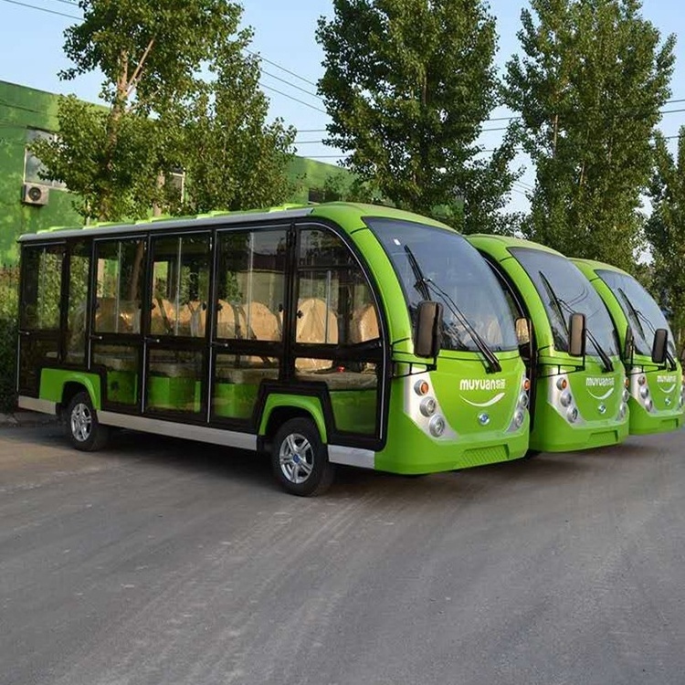 Chinese manufacturer luxury mini bus 14 passenger electric shuttle bus