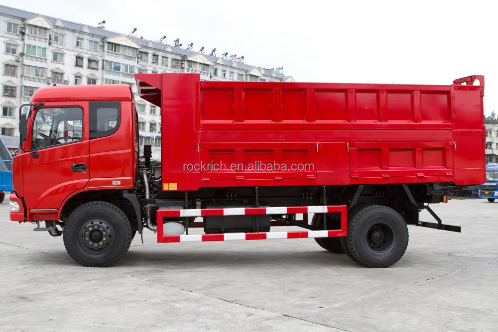 Dongfeng 4x2 4x4 6 Wheel Dump Truck 10 ton small tipper truck Capacity