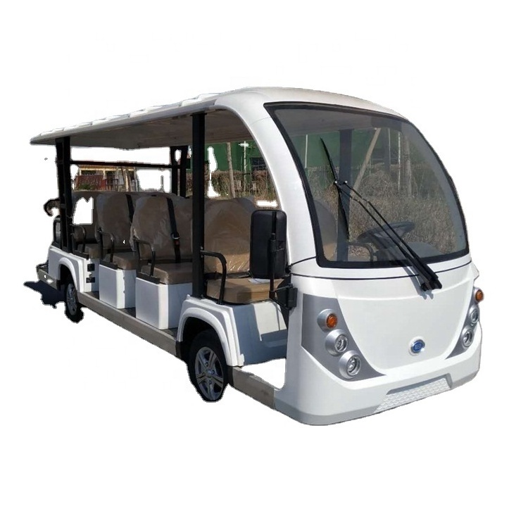 Chinese manufacturer luxury mini bus 14 passenger electric shuttle bus