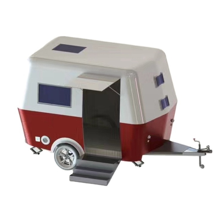 Hot sale  travel caravan camper trailer for family vocation