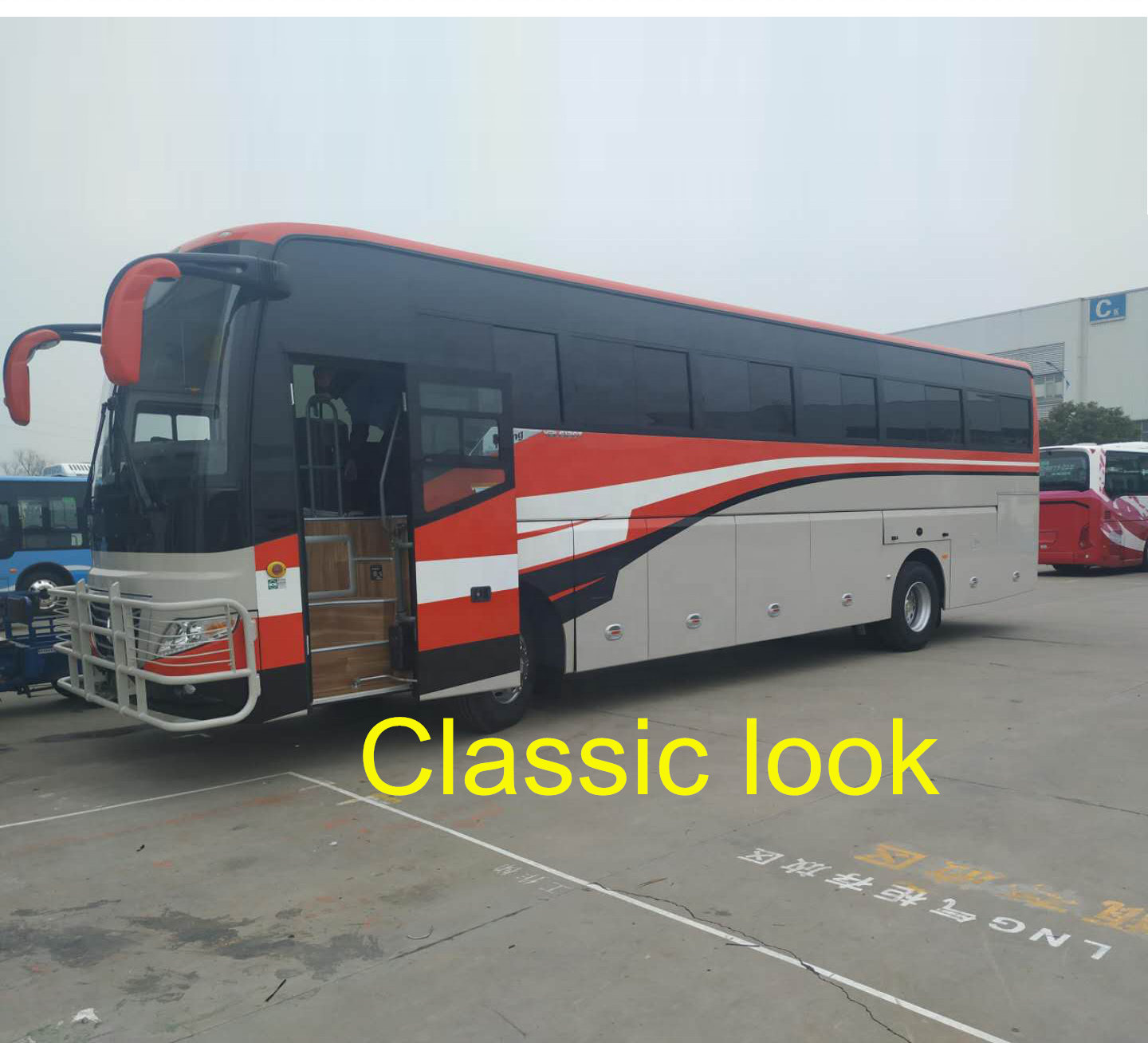 Africa popular right hand drive luxury bus 12m 65 seats new front engine passenger coach bus