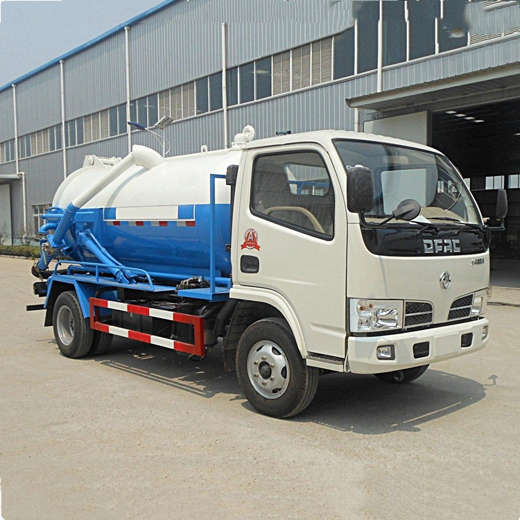 2022 Dongfeng 5000L High Pressure septic tank vacuum sewage suction truck