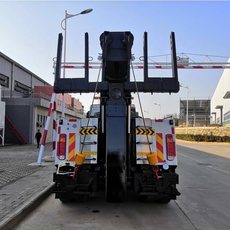 High quality 360 degree rotation turntable crane with underlift wrecker towing truck body