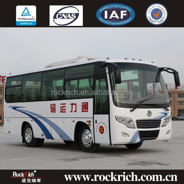 Off Road Bus For Sale! China Manufacture Dongfeng Diesel Engine 8m Medium Luxury Coach Bus For Hot Sale