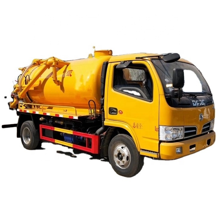 2022 Dongfeng 5000L High Pressure septic tank vacuum sewage suction truck