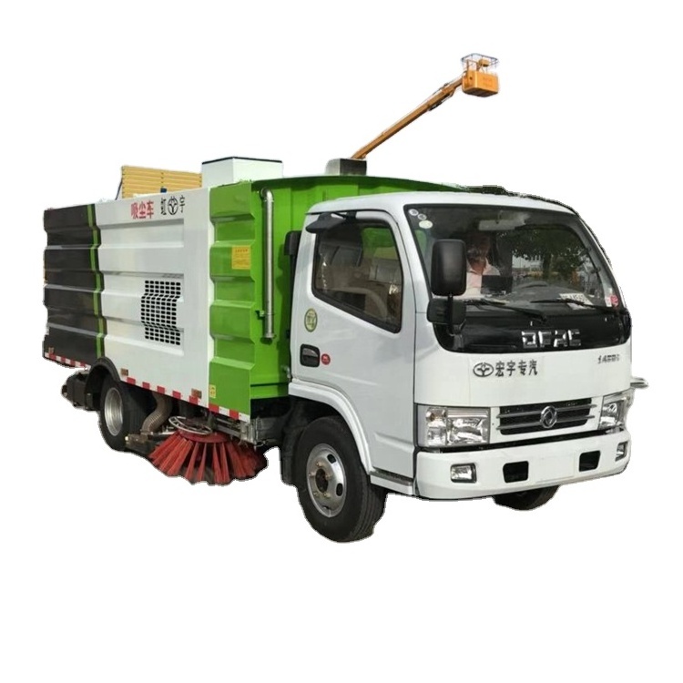 China manufacture price high quality city street road cleaning sweeper truck vehicle for sale