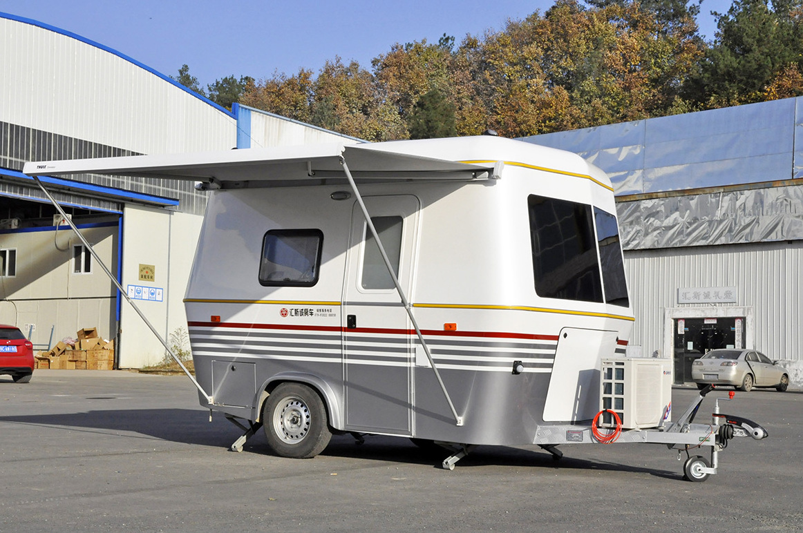 Hot sale  travel caravan camper trailer for family vocation