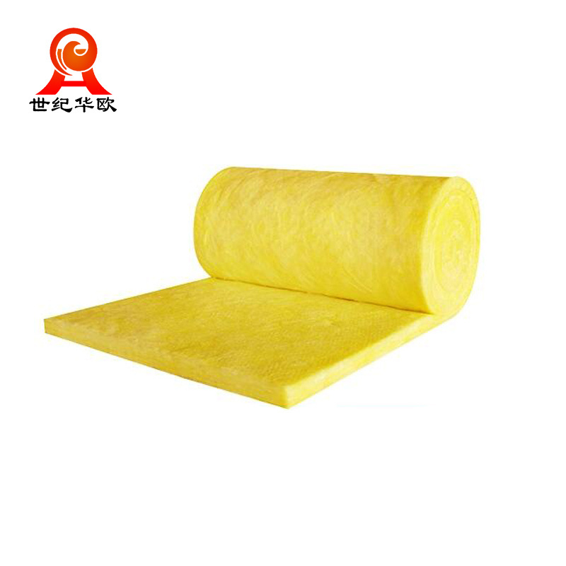 50mm Thickness Glass Wool Yellow Fiberglass Insulation