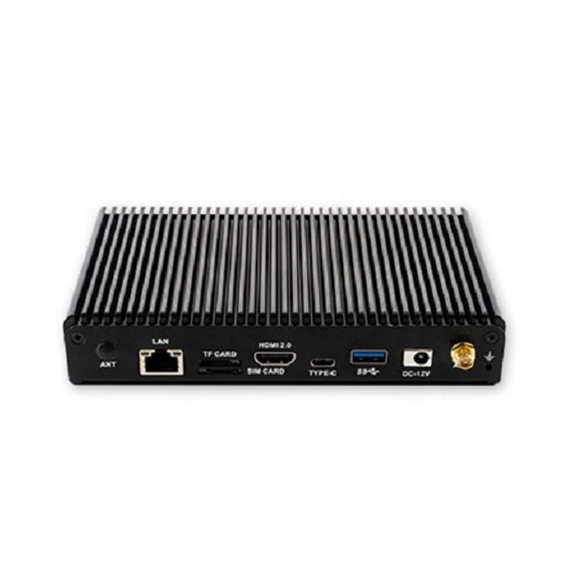 Customize Six-core 64-bit ai npu 2.8tops Open Source smart android linux os industrial fanless edge computing rk3399pro mini pc