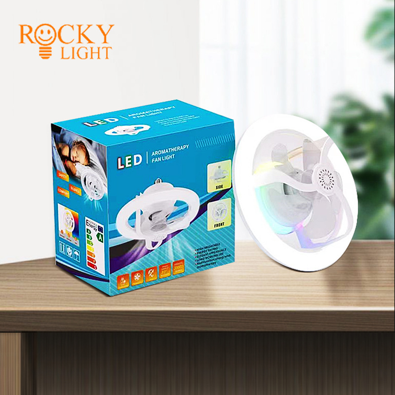 Shake Head Fantasy Aromatherapy Fan Light /Remote control ceiling fan bulb