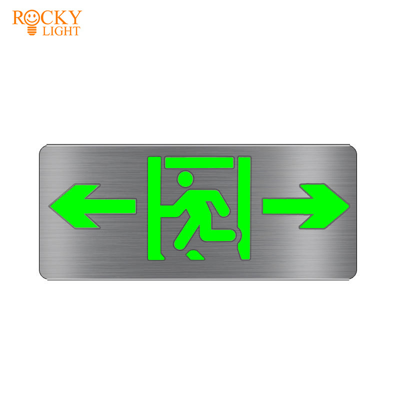 Fire emergency sign light evacuation light LED arrow emergency exit light floor sign