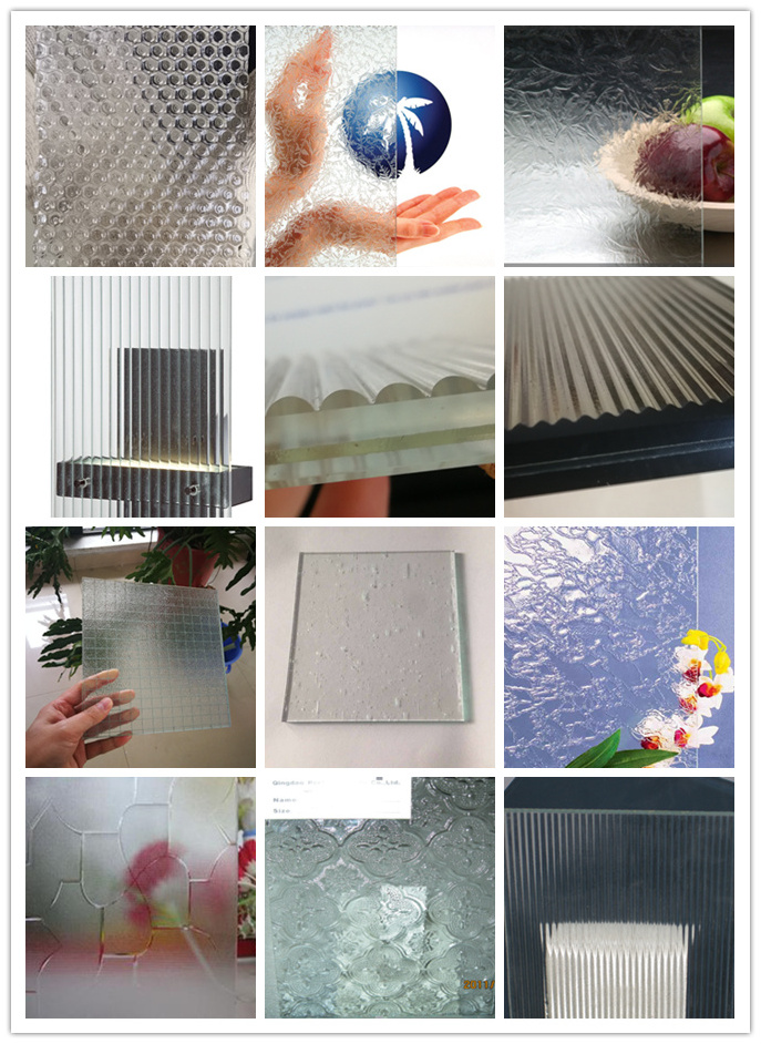 ribbed glass sell 3mm 4mm 5mm reeded glass ribdbed fluted glass panels