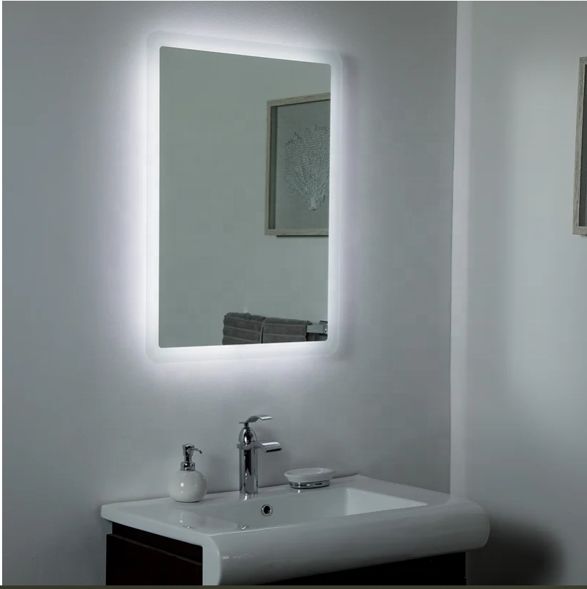 backlit LED mirror bathroom mirror