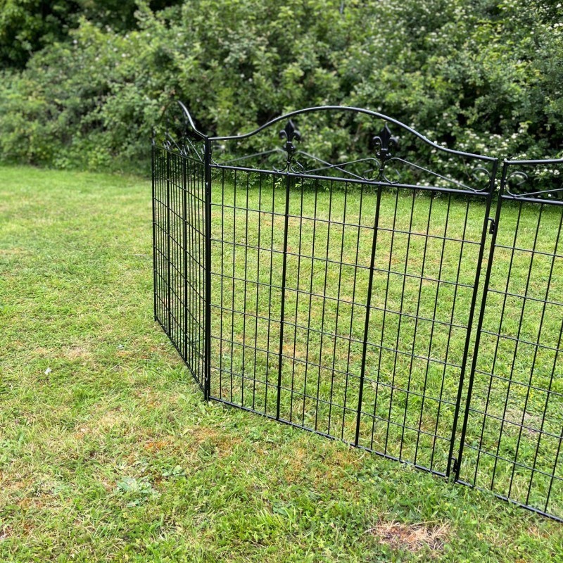 cheap chain link shopping metal fence t posts no dig wire mesh goat dog farm cheap fences