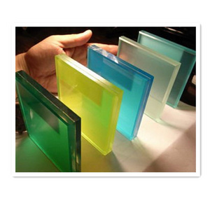 4mm 6mm 8mm clear and colored laminated  tempered glass for window and door