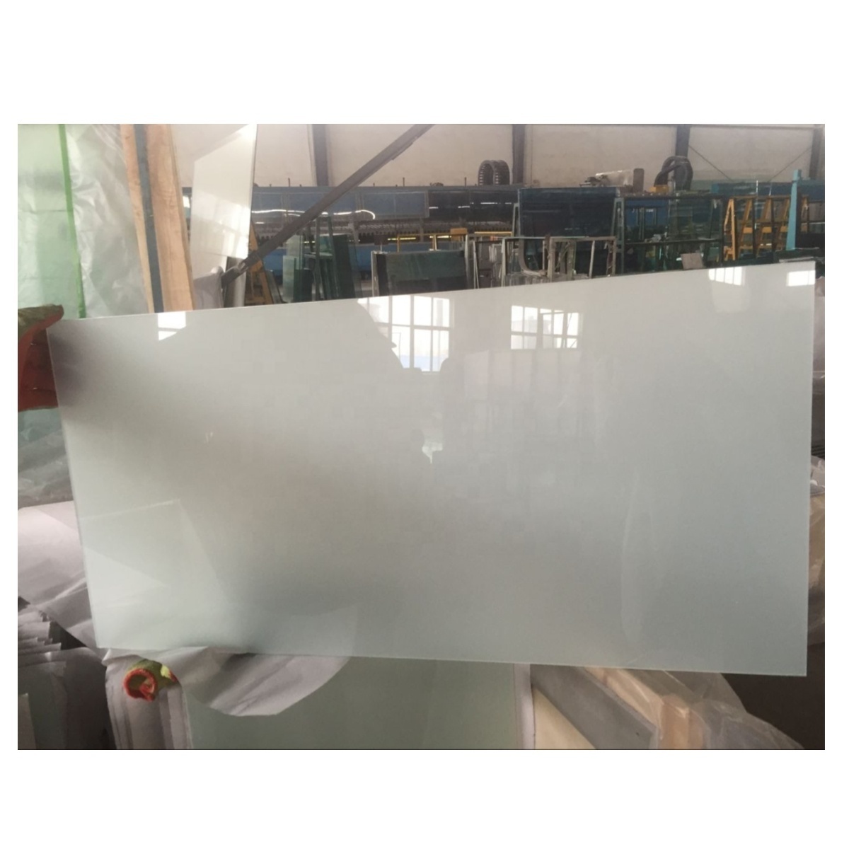 6.3mm PVB frosted laminated glass pane