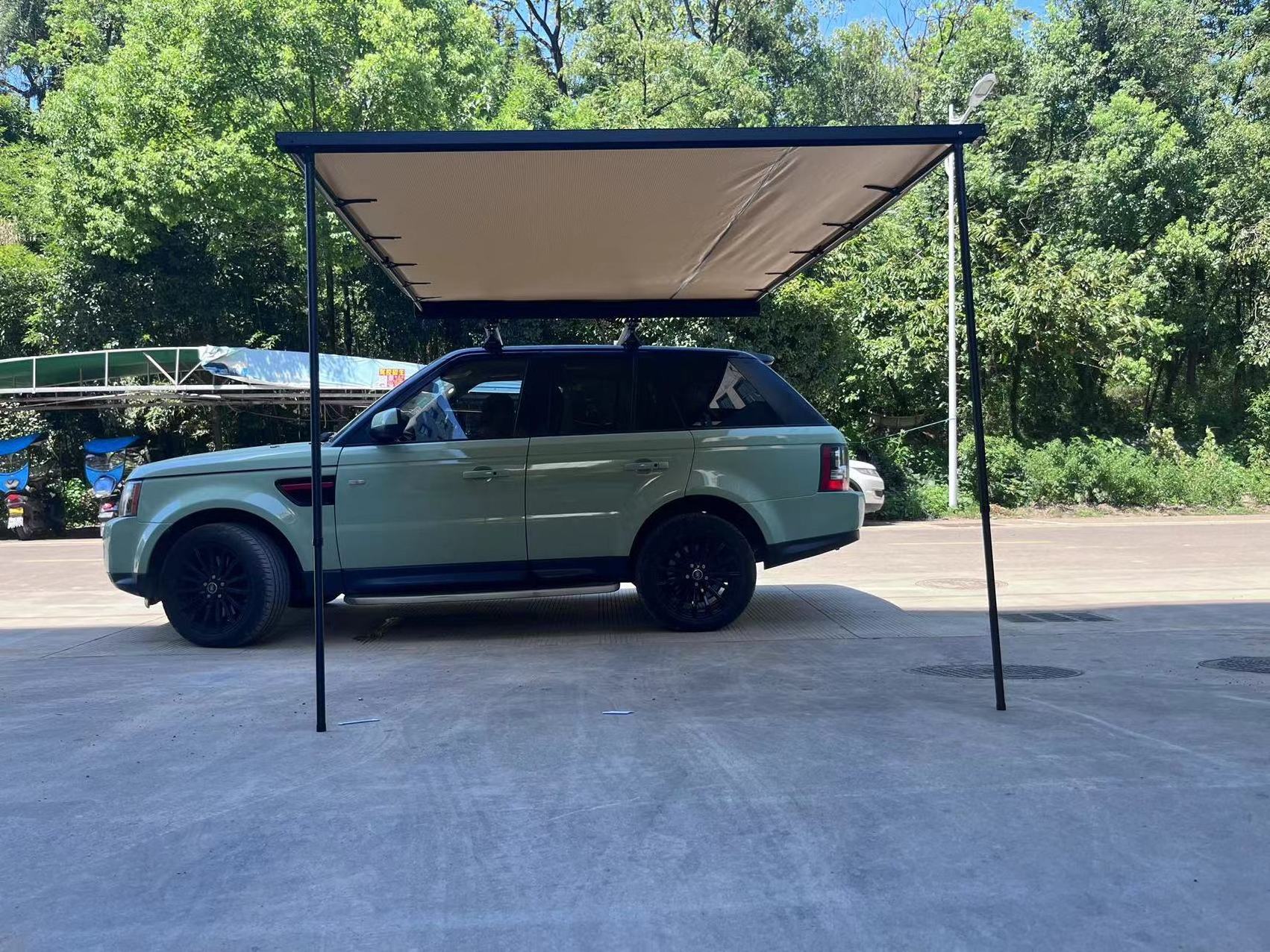 Wholesale Price 4x4 Off Road Retractable Car Side Awning Tent  Aluminum Shell For Tents Camping