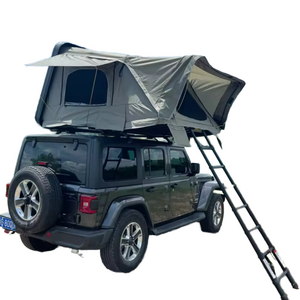 Factory New Design 4-5 Person Solar Pane All Aluminum Hard Shell Rooftop Tent