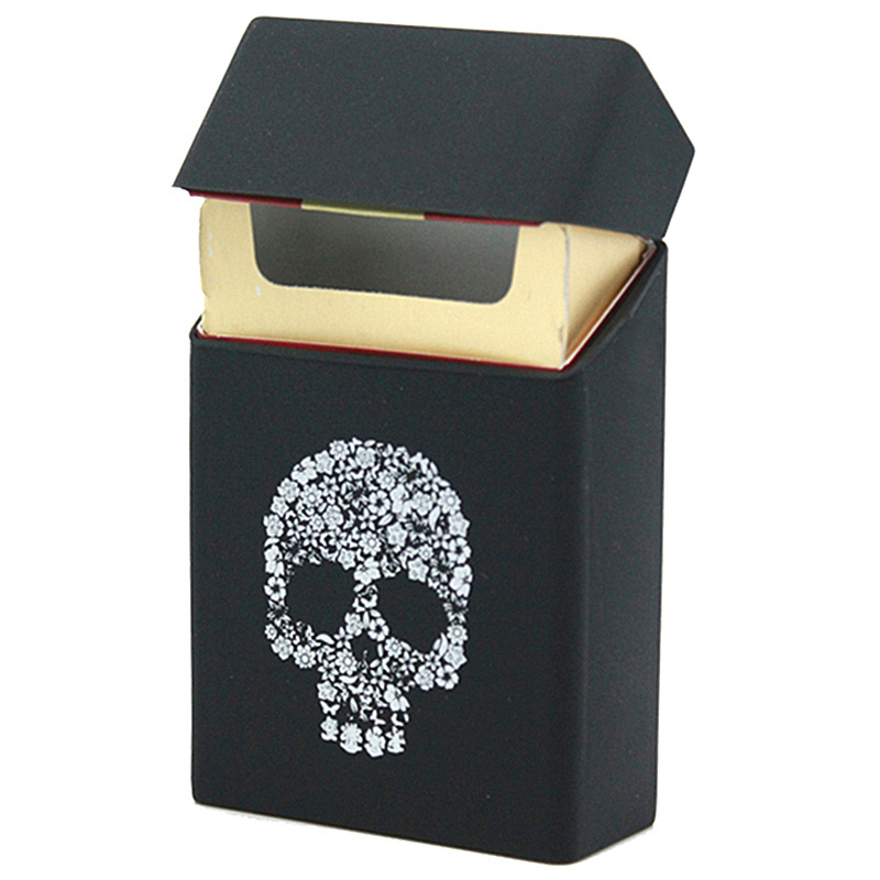 Custom Size Color Logo Printed Cardboard Cigarette Smoke Case Flip Top Blank Cigarette Paper Boxes Packaging