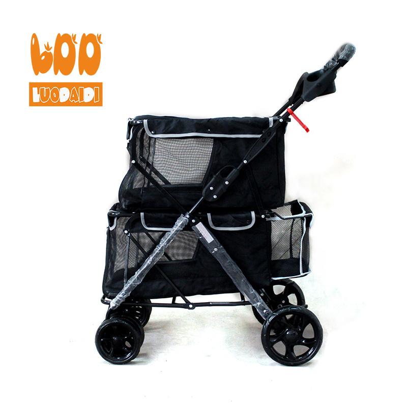 2 bottle holders pet cart pet gear stroller jogger dog stroller for 2 oxford pet trolley