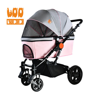 Best dog stroller 3 in one pet stroller pet buggy wholesale dog strollers