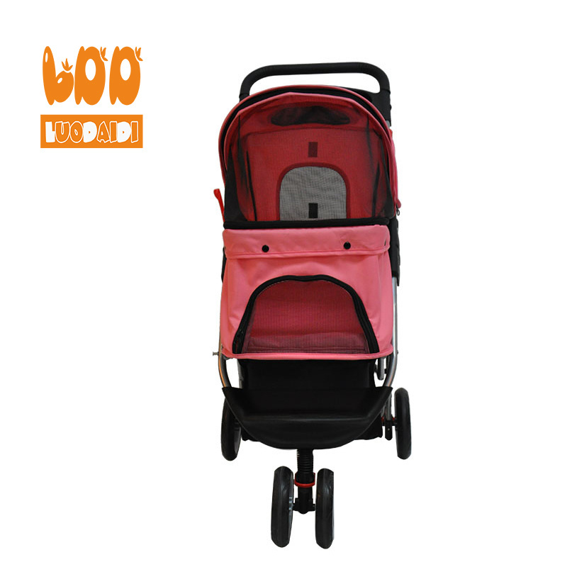 chinese wholesale suppliers 3 wheels pet dog cat stroller lightweight pet stroller for dog