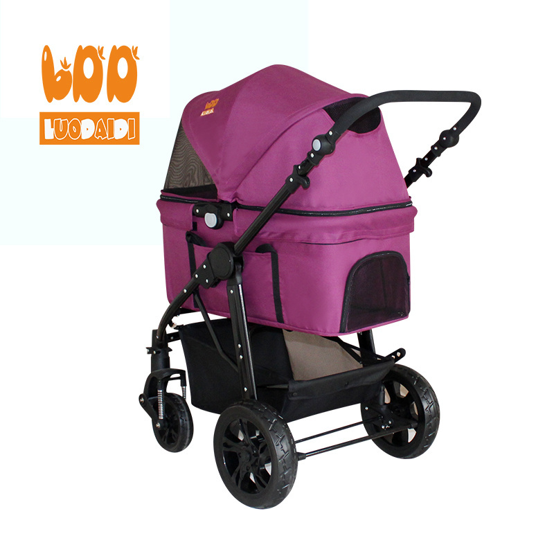 2020  pet stroller manufacturer dog  stroller detachable dog buggy