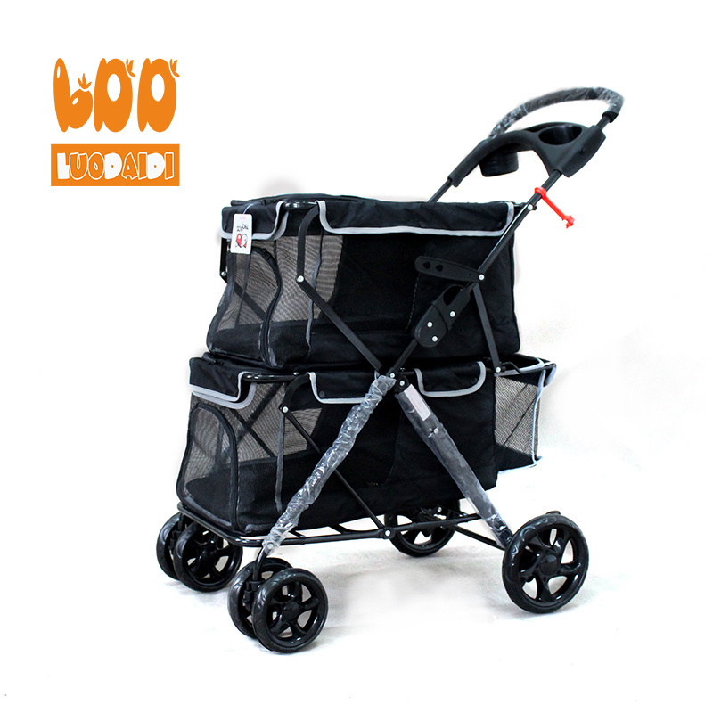 2 bottle holders pet cart pet gear stroller jogger dog stroller for 2 oxford pet trolley