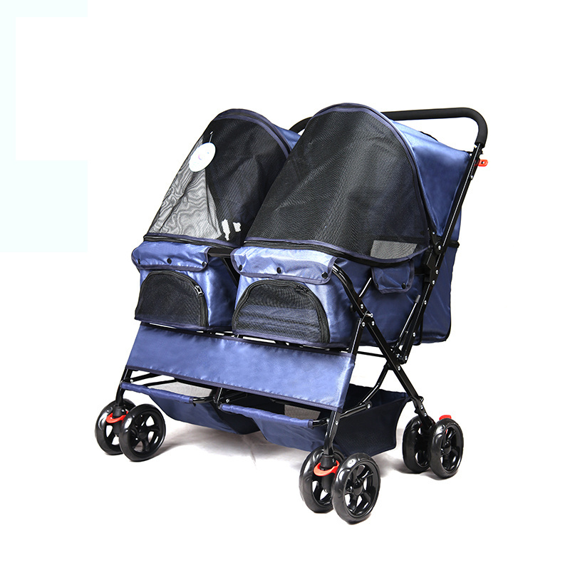 2 in 1 pet dog bike trailer bicycle trailer stroller joggen/ suspension easy folding pet stroller wheels pet carriers