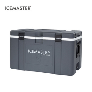 IceMaster Pro 120L Manufacturer Outdoor Large Camping Picnic Fishing commercial ice chest cooler box with storage with lock