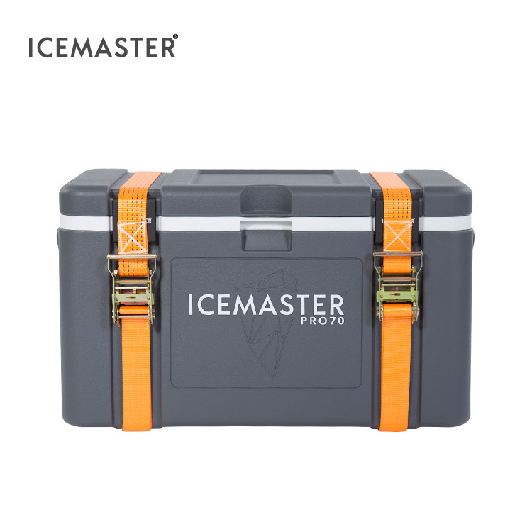 IceMaster Stackable Design 70l Fashion Ice Cooler Camping Large Food Cooler With Stainless Steel Latches