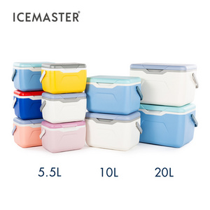 IceMaster Beer Can Drinking Ice Cooler Box Blood Vaccine Plastic Low Price Promotion Mini 5.5L 10.5L 20L Carry Food Cooler Box