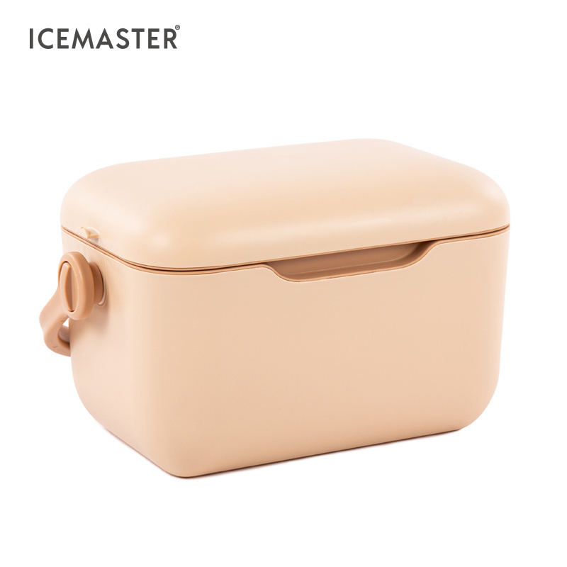 IceMaster China OEM ODM Custom 12QT Portable Plastic Picnic Camping Chest Outdoor Cooler Box with handle and strap