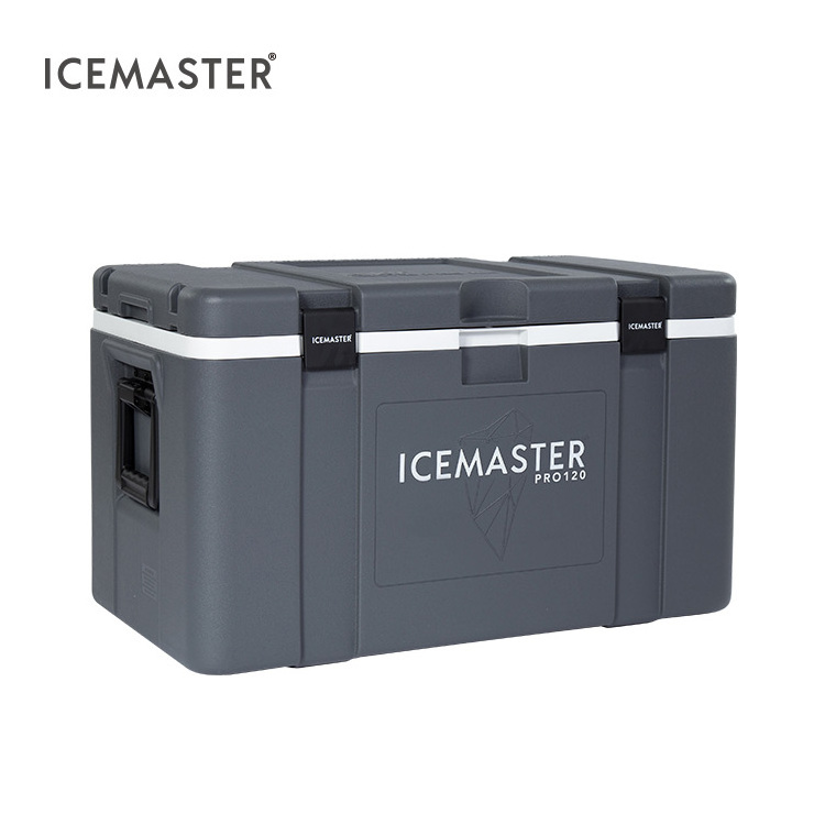 IceMaster OEM 50 70 120L waterproof food grade plastic big cooler box cold chain ice box for fish